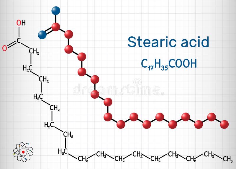 فرمول شیمیایی اسید استئاریک